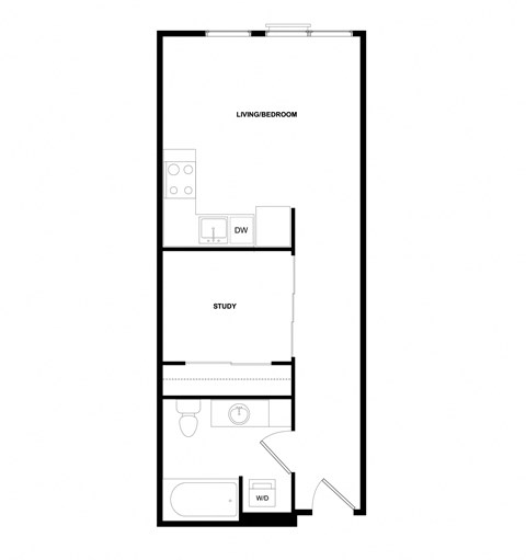 bedroom floor plan | apartments for rent in brookhaven ga | the mille brook